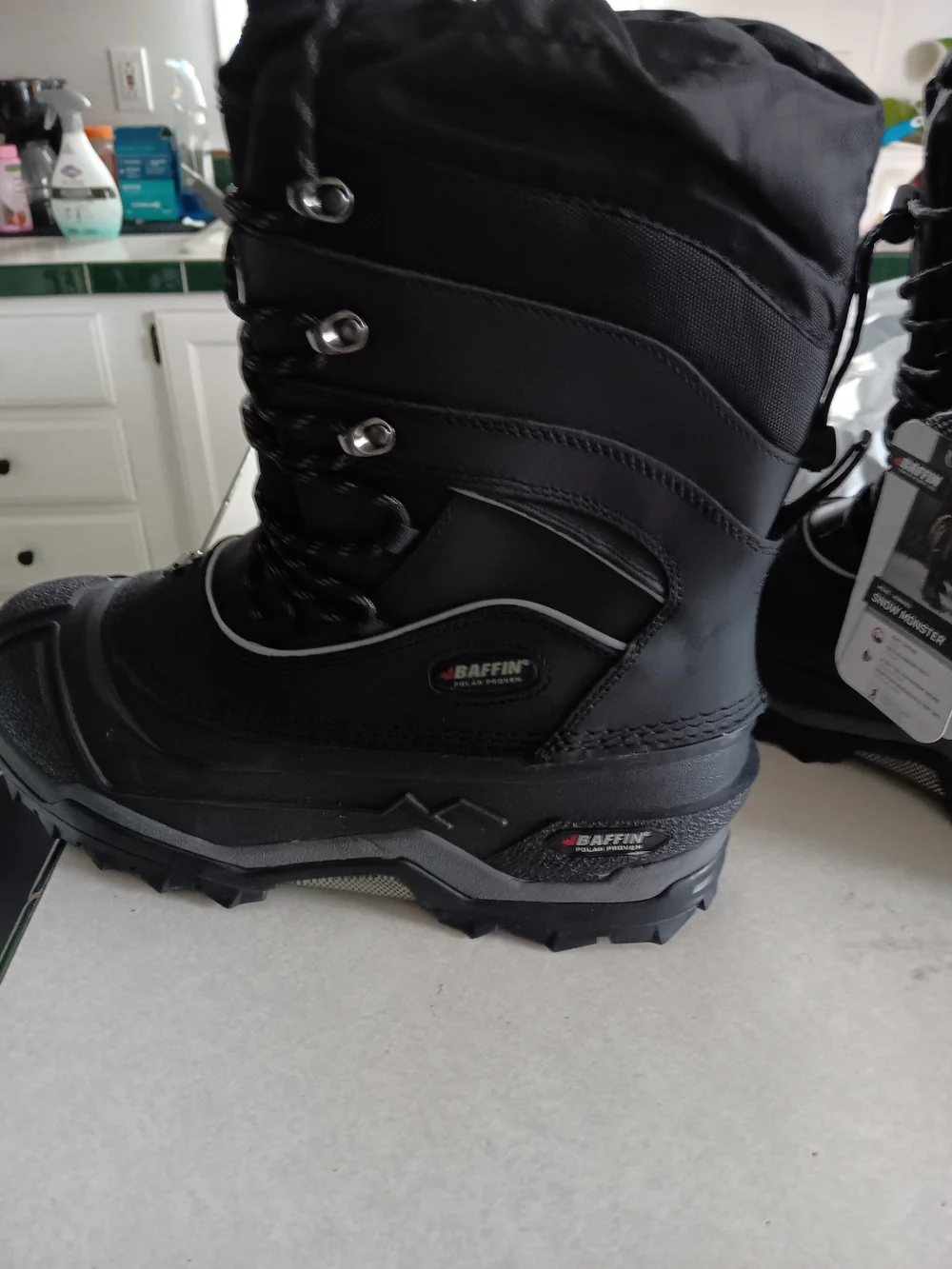 Baffin Polar Proven  Men’s Black Insulated Winter Boots Size 12.